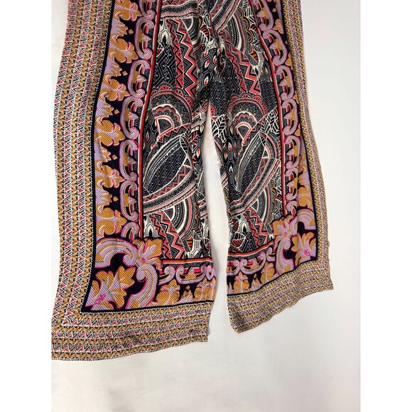 Maeve Anthropologie Womens Boho Print Wide-Leg Pants Medium - Picture 4 of 16